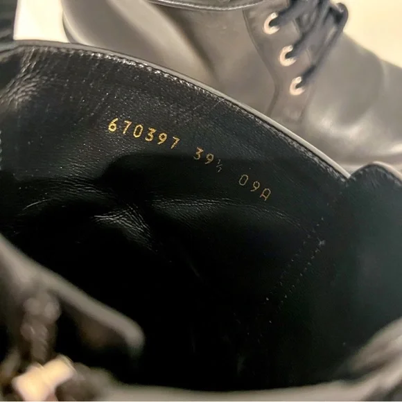 Gucci Marmont Double G Ankle Leather Boots - Picture 6 of 12